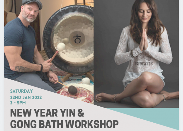 New Year Yin & Gong Bath with Arianna Santucci & James Crossley Saturday 22nd Jan 2022 15:00  – 17:00